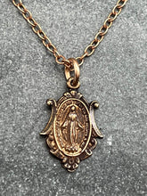 Load image into Gallery viewer, Miraculous Medal Solid Bronze Necklace
