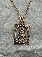 Load image into Gallery viewer, Our Lady of Sorrows Solid Bronze Necklace
