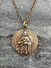 Load image into Gallery viewer, Saint John the Apostle Solid Bronze Necklace

