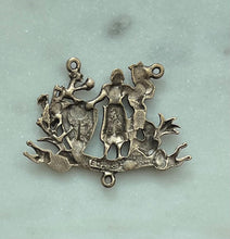 Load image into Gallery viewer, Saint Joan of Arc Rosary Centerpiece: 1206 Bronze Antique Reproduction
