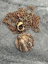 Load image into Gallery viewer, Saint Daniel Solid Bronze or Sterling Silver Necklace

