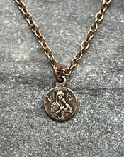 Load image into Gallery viewer, TINY Our Lady of Perpetual Help Necklace - Very Small Dainty Little Catholic - CeCeAgnes
