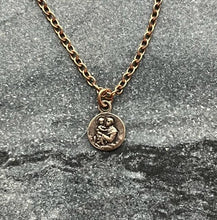 Load image into Gallery viewer, TINY Saint Anthony of Padua Necklace - Very Small Dainty Little Catholic - CeCeAgnes
