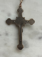 Load image into Gallery viewer, Crucifix - Quatrefoil -  Bronze - 1001 CeCeAgnes Rosary Parts
