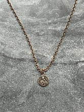 Load image into Gallery viewer, TINY Our Lady of Perpetual Help Necklace - Very Small Dainty Little Catholic - CeCeAgnes
