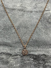 Load image into Gallery viewer, TINY Saint Joseph Necklace - Very Small Dainty Little Catholic - CeCeAgnes
