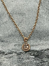 Load image into Gallery viewer, TINY Saint Anthony of Padua Necklace - Very Small Dainty Little Catholic - CeCeAgnes
