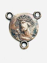 Load image into Gallery viewer, Ecce Homo Rosary Centerpiece -  Bronze - Antique Reproduction CeCeAgnes Rosary Parts
