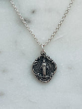Load image into Gallery viewer, Sterling Silver Miraculous Medal Necklace
