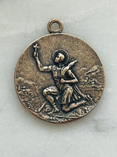 Load image into Gallery viewer, Medal - Saint Expeditus - Bronze or Sterling Silver - Antique Reproduction 1056 CeCeAgnes Rosary Parts
