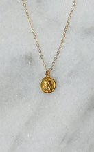 Load image into Gallery viewer, 14k Gold Our Lady of Sorrows Necklace: Solid Gold Catholic Medal
