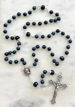 Load image into Gallery viewer, Blessed Virgin Mary Rosary - Sterling Silver and Sapphire
