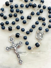 Load image into Gallery viewer, Blessed Virgin Mary Rosary - Sterling Silver and Sapphire
