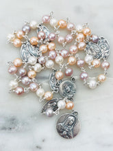 Load image into Gallery viewer, Seven Sorrows Chaplet - Servite - Freshwater Pearls and Sterling Silver CeCeAgnes
