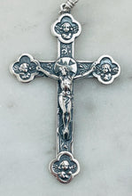 Load image into Gallery viewer, Larimar Sterling Silver Rosary Tenner: Holy Family, St. Joseph

