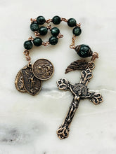 Load image into Gallery viewer, Pocket Rosary - Bronze and Seraphinite - CeCeAgnes
