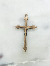 Load image into Gallery viewer, Small Crucifix -  Bronze - Antique Reproduction 771 CeCeAgnes Rosary Parts
