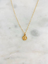 Load image into Gallery viewer, 14k Gold Tiny Our Lady of Perpetual Help Necklace: Solid Gold Catholic Medal
