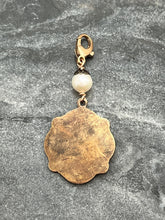 Load image into Gallery viewer, First Communion Bag Charm - Zipper Pull - Bronze and Pearl
