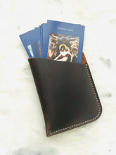 Load image into Gallery viewer, Seven Dolors Prayer Cards in Leather Case
