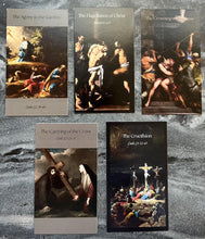 Load image into Gallery viewer, Holy Rosary Prayer Cards in Leather Case
