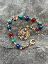 Load image into Gallery viewer, Rosary Bracelet - Bronze and Gemstone

