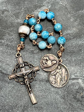 Load image into Gallery viewer, Virgin Martyrs Rosary - Saints Cecilia Agnes Agatha and Lucy
