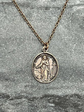 Load image into Gallery viewer, Saint Agatha and Saint Lucy Solid Bronze Necklace
