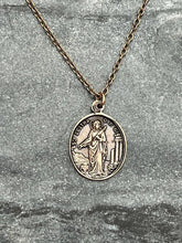 Load image into Gallery viewer, Saint Lucy Solid Bronze Necklace
