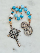 Load image into Gallery viewer, Virgin Martyrs Rosary - Saints Cecilia Agnes Agatha and Lucy
