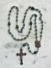 Load image into Gallery viewer, First Communion Rosary - Bronze and Guatemalan Jade -
