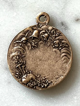 Load image into Gallery viewer, Baptism Medal - Bronze - Antique French Reproduction CeCeAgnes Rosary Parts
