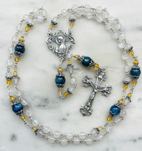 Load image into Gallery viewer, Moonstone Rosary: Sterling Silver, Citrine &amp; Kyanite - CeCeAgnes
