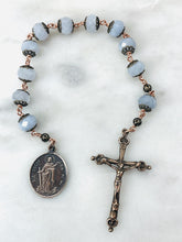 Load image into Gallery viewer, Confirmation Gift Rosary - Saint Lucy Saint Agatha Bronze Single Decade Tenner

