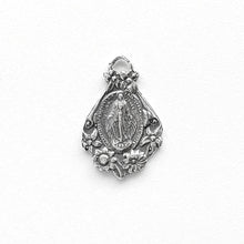 Load image into Gallery viewer, Miraculous Medal - Sterling Silver - Antique Reproduction 1485 CeCeAgnes Rosary Parts
