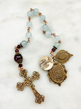 Load image into Gallery viewer, Divine Mercy Rosary - Bronze Single Decade Tenner
