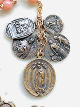 Load image into Gallery viewer, MIracle of Roses Saints - Rosary - Bronze Single Decade Tenner
