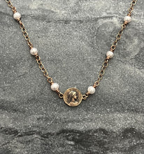 Load image into Gallery viewer, Blessed Virgin Mary Necklace - Solid Bronze
