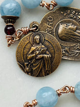 Load image into Gallery viewer, Behold your Mother Rosary - BVM and Saint John Bronze Single Decade Tenner
