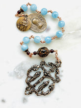 Load image into Gallery viewer, Behold your Mother Rosary - BVM and Saint John Bronze Single Decade Tenner
