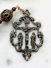 Load image into Gallery viewer, Behold your Mother Rosary - BVM and Saint John Bronze Single Decade Tenner
