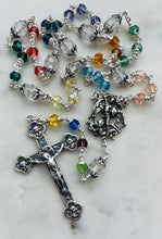 Load image into Gallery viewer, Saint Michael Chaplet - Sterling Silver - Crystals - Angels Crucifix CeCeAgnes
