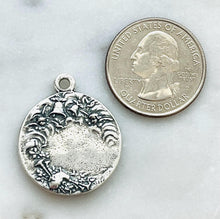 Load image into Gallery viewer, Baby Jesus Medal - Sterling Silver - Antique French Reproduction CeCeAgnes Rosary Parts
