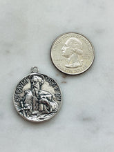 Load image into Gallery viewer, Saint Peter and Saint Paul Double Sided Medal: Sterling Silver Reproduction
