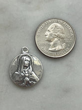 Load image into Gallery viewer, Sterling Silver Our Lady of Sorrows Seven Sorrows Medal: Antique Reproduction Rosary Link
