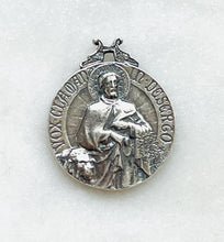 Load image into Gallery viewer, Saint Mark the Evangelist Medal - Sterling Silver Reproduction
