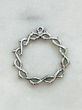 Load image into Gallery viewer, Crown of Thorns Sterling Silver Medal - Antique Reproduction
