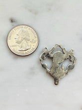 Load image into Gallery viewer, Blessed Virgin Mary Rosary Centerpiece - Sterling Silver - Antique Reproductio CeCeAgnes Rosary Parts
