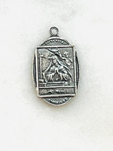 Load image into Gallery viewer, Saint Rita Sterling Silver Medal - Antique Reproduction
