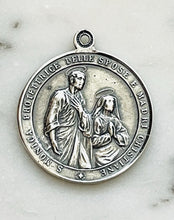 Load image into Gallery viewer, Saint Monica &amp; Saint Augustine Medal: Sterling Silver
